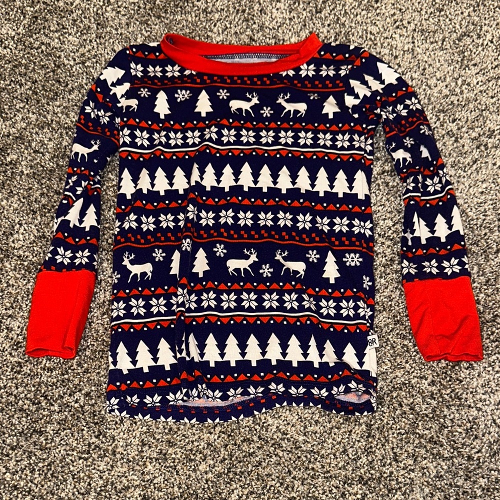 5/$15 Bamboo Cozy Holiday Kids Long Sleeve Shirt